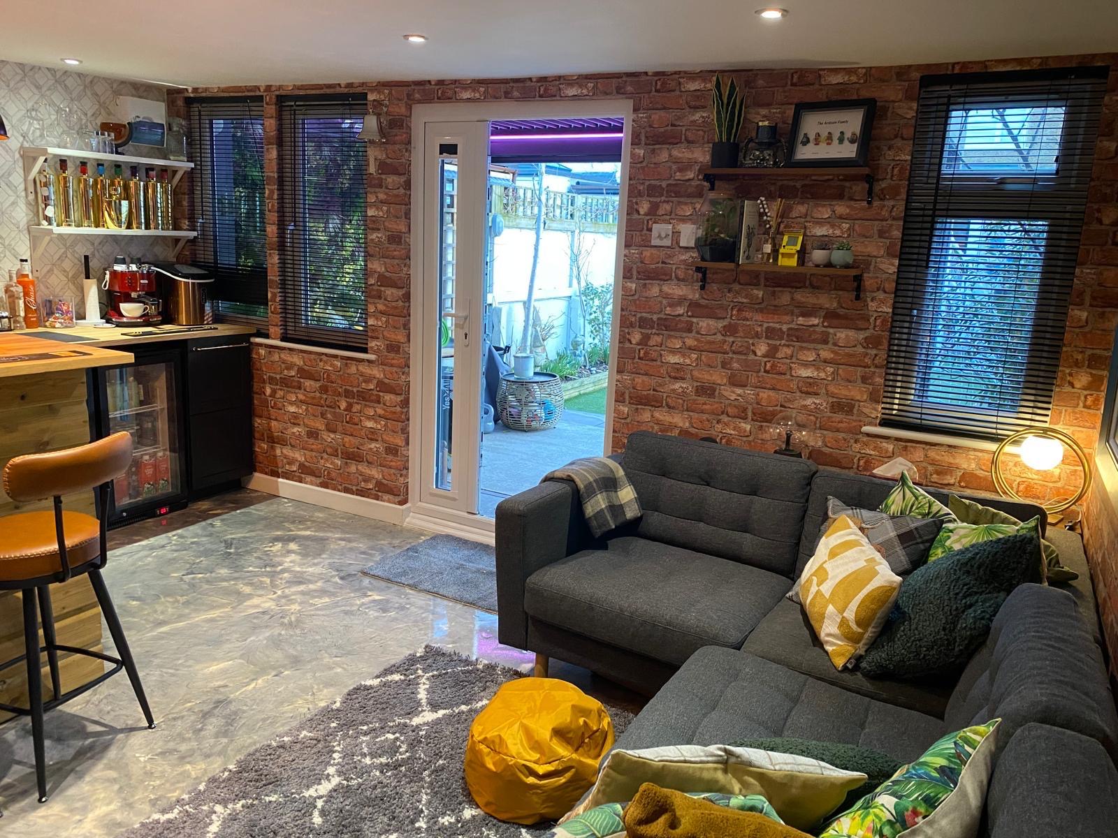 Bespoke garden room and garage conversion completed by MLH Construction in Ruislip